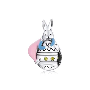 (image for) Pandora Style Silver Miss Rabbit Charm - SCC1754