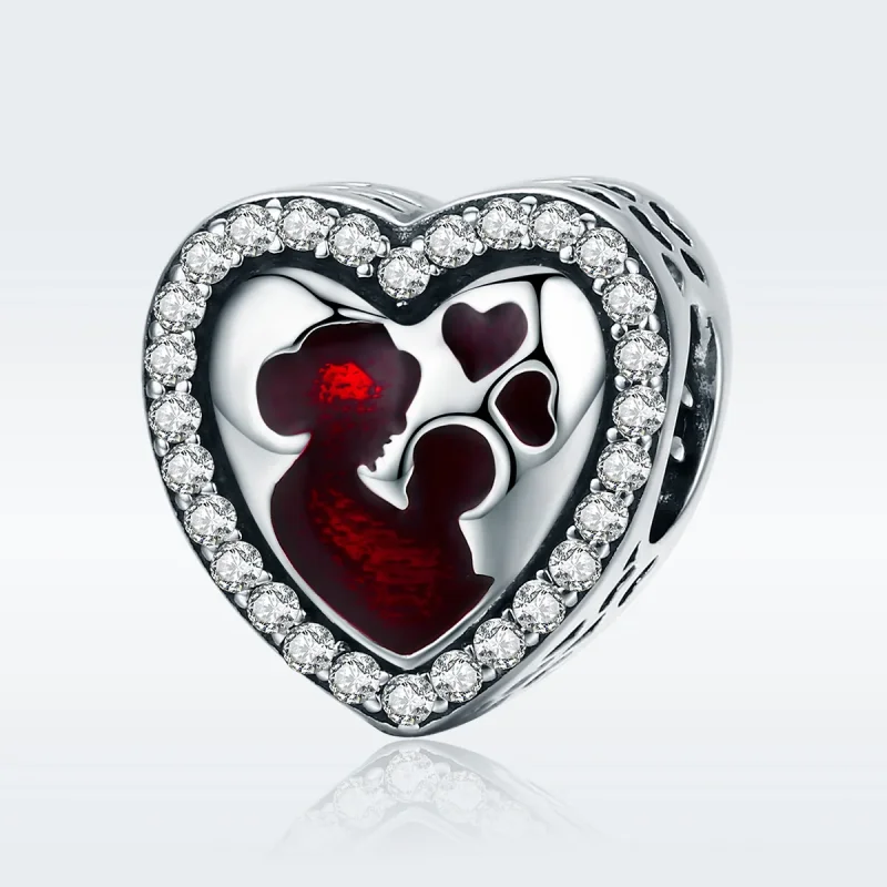 (image for) Pandora Style Silver Mom And Son Charm - SCC634 - View 2