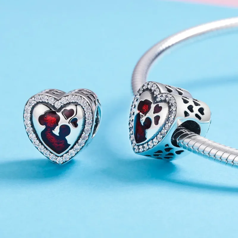 (image for) Pandora Style Silver Mom And Son Charm - SCC634 - View 4