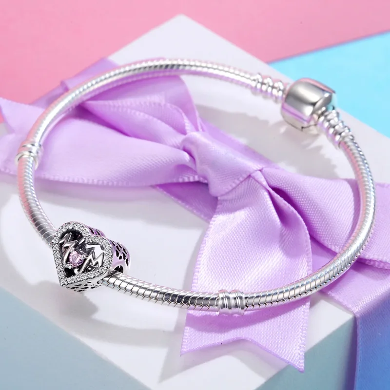 (image for) Pandora Style Silver Mom Charm - SCC395 - View 5