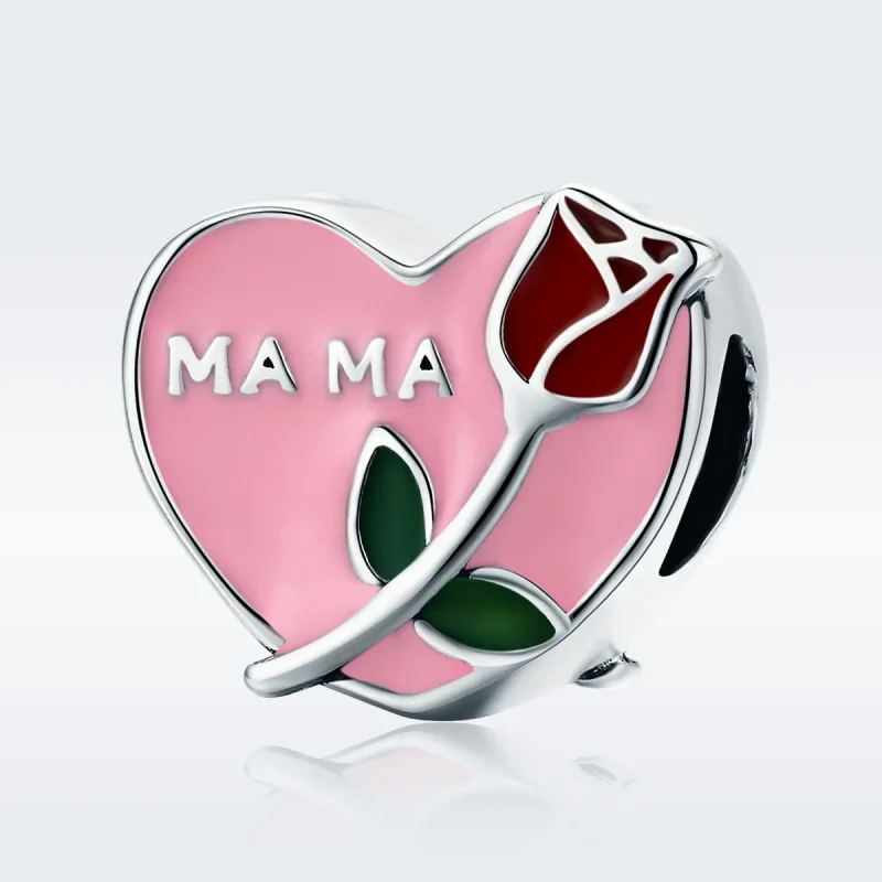 (image for) Pandora Style Silver Motherly Love Confession Charm - SCC652 - View 2