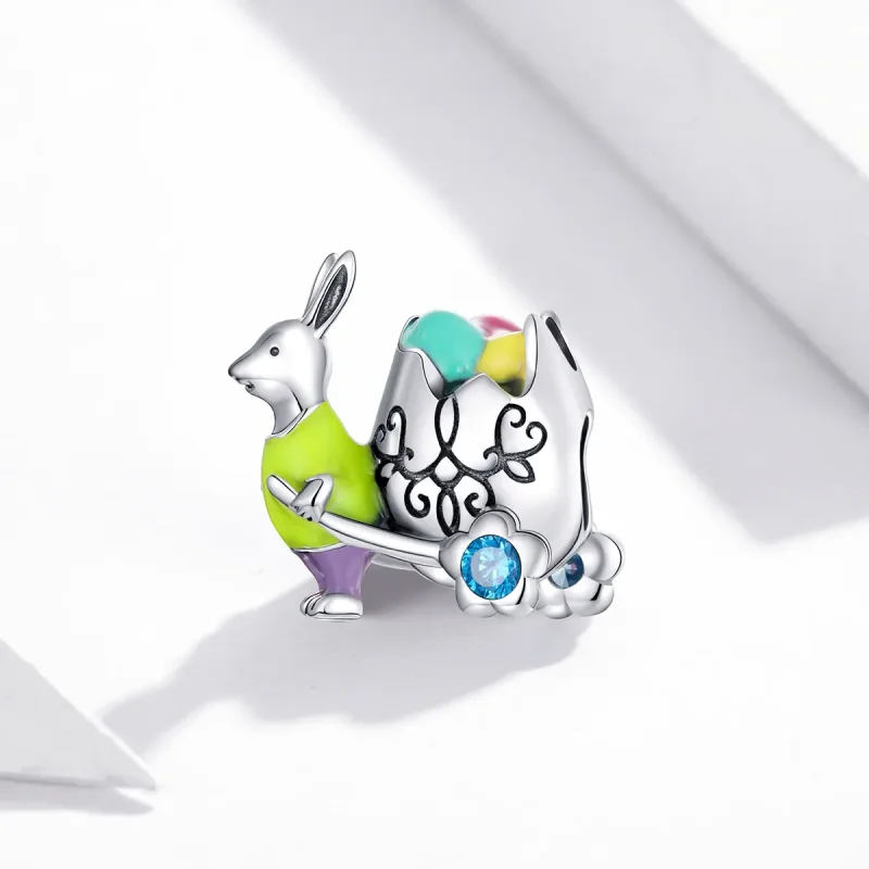 (image for) Pandora Style Silver Mr. Rabbit Charm - SCC1755 - View 2