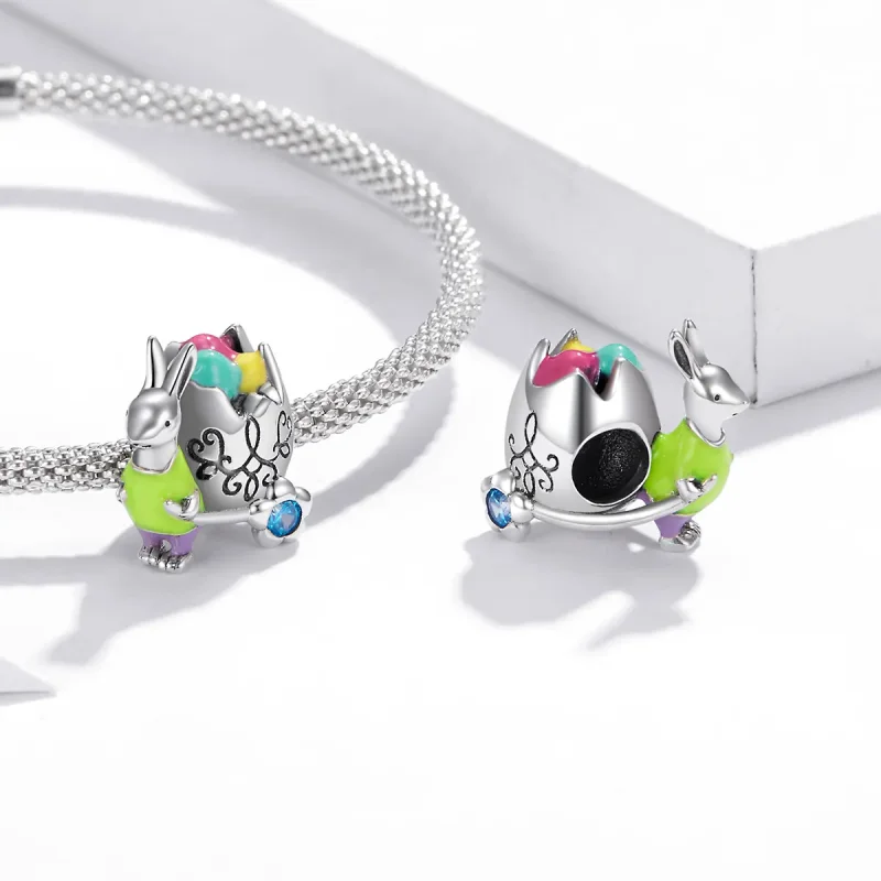 (image for) Pandora Style Silver Mr. Rabbit Charm - SCC1755 - View 4