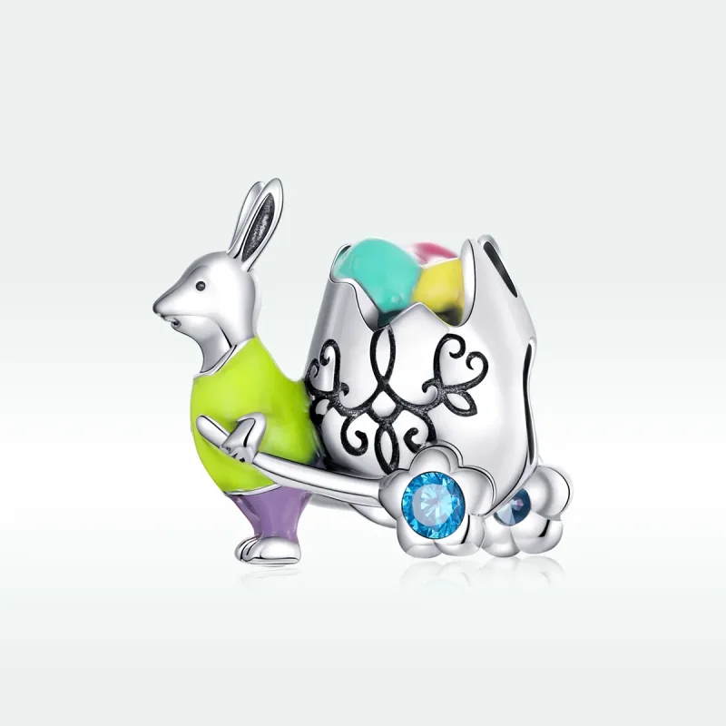 (image for) Pandora Style Silver Mr. Rabbit Charm - SCC1755 - View 5
