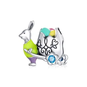 (image for) Pandora Style Silver Mr. Rabbit Charm - SCC1755