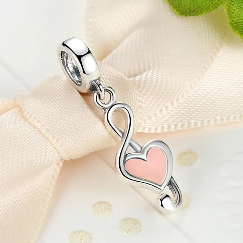 (image for) Pandora Style Silver Musical Notes Dangle - SCC110 - View 5