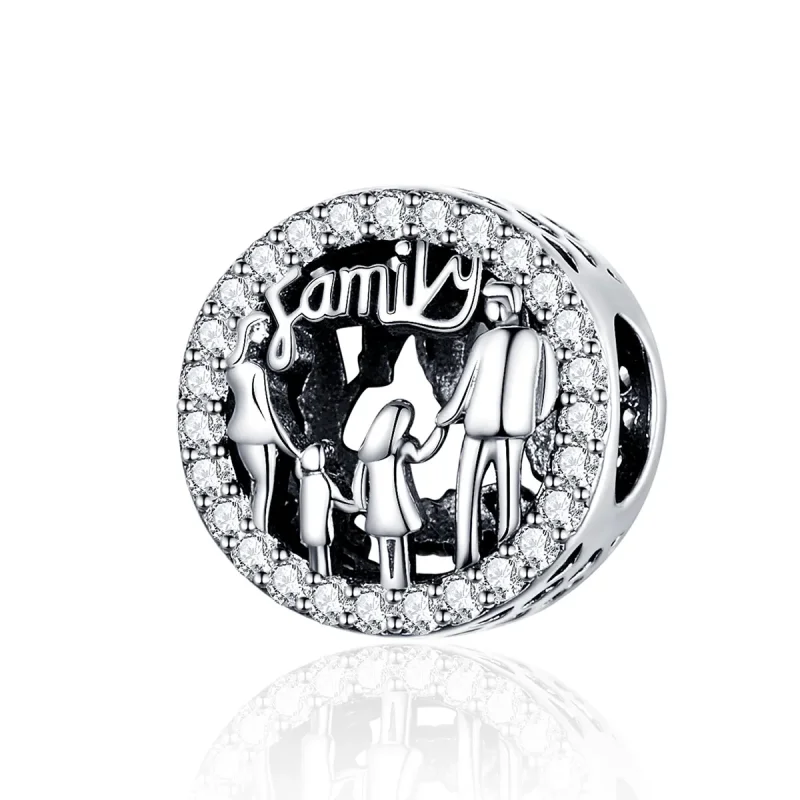 (image for) Pandora Style Silver My Family Charm - SCC1184