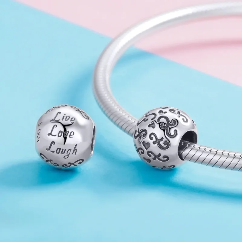 (image for) Pandora Style Silver My Happy Life Charm - SCC966 - View 4