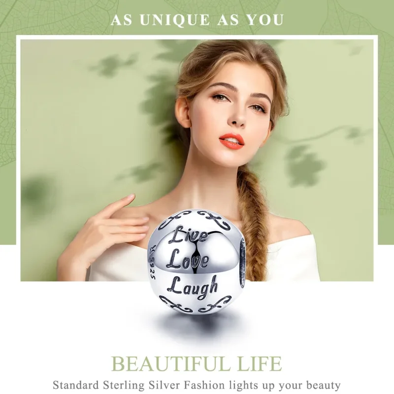 (image for) Pandora Style Silver My Happy Life Charm - SCC966 - View 6