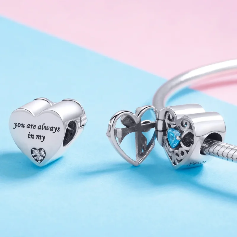 (image for) Pandora Style Silver Mystical Stone Charm - SCC1053 - View 4