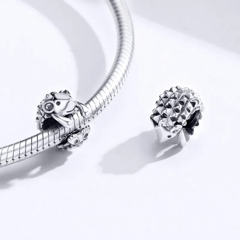 (image for) Pandora Style Silver Nino The Hedgehog Charm - SCC1420 - View 4