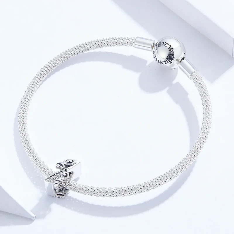 (image for) Pandora Style Silver Number 1 Charm - SCC1418-1 - View 3