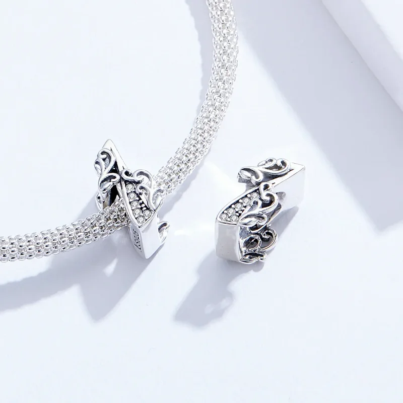 (image for) Pandora Style Silver Number 1 Charm - SCC1418-1 - View 4