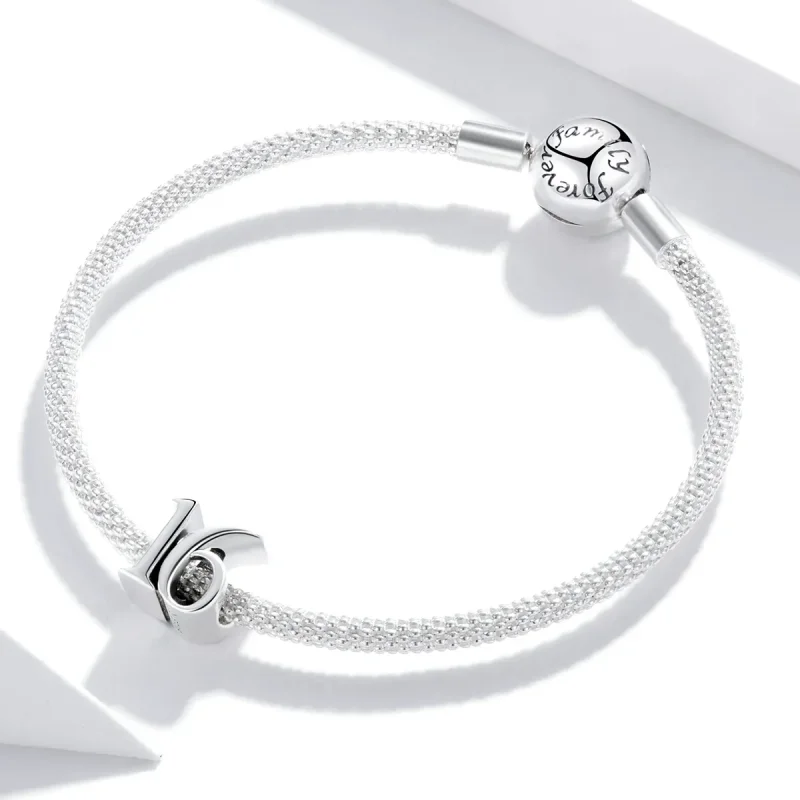 (image for) Pandora Style Silver Number 16 Charm - SCC1624 - View 3