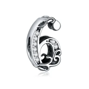(image for) Pandora Style Silver Number 6 Charm - SCC1418-6