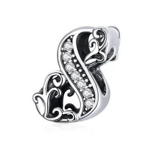 (image for) Pandora Style Silver Number 8 Charm - SCC1418-8