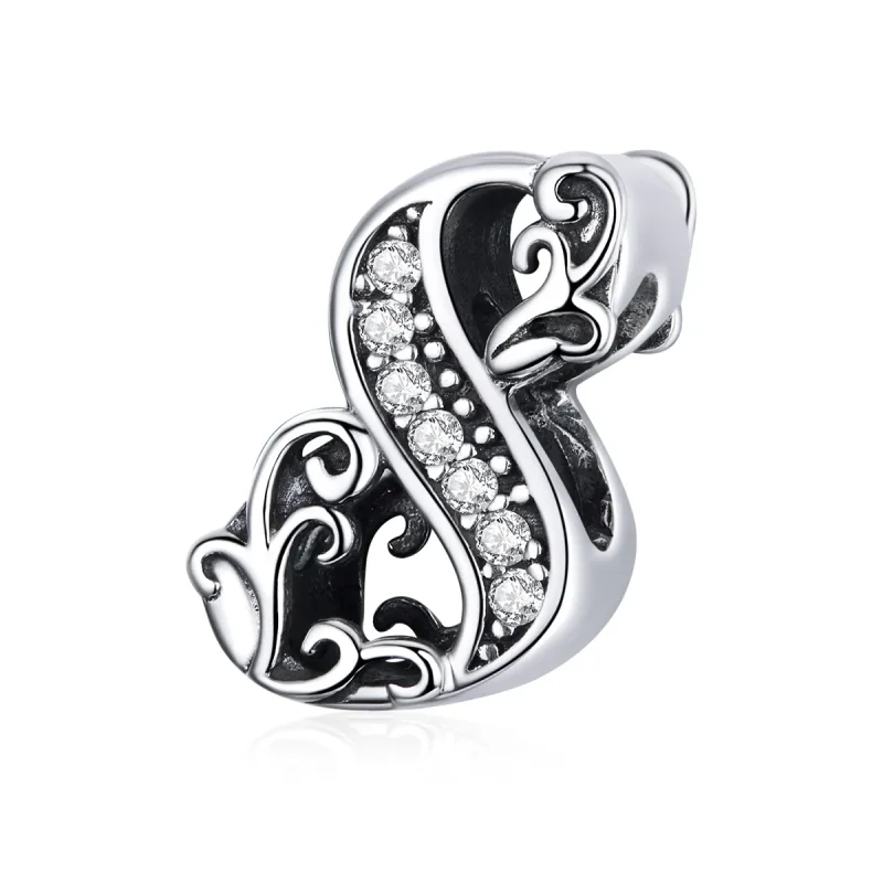 (image for) Pandora Style Silver Number 8 Charm - SCC1418-8