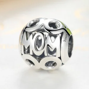 (image for) Pandora Style Silver Openwork Mom Charm - SCC060