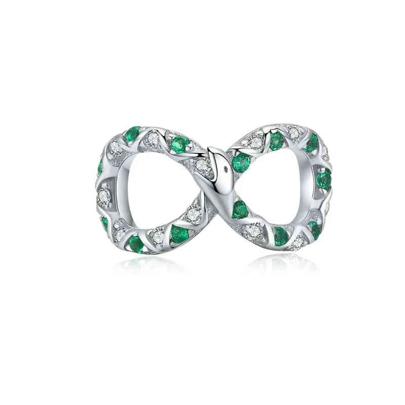 (image for) Pandora Style Silver Ouroboros Charm - BSC186