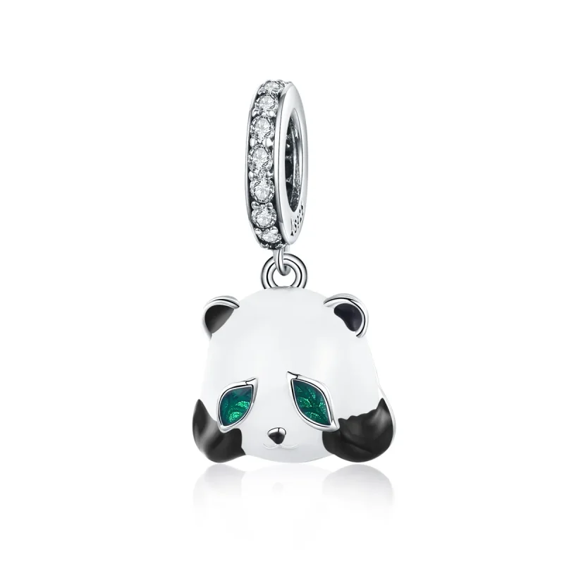(image for) Pandora Style Silver Panda Dangle - SCC1096