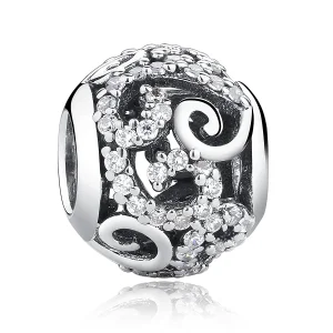 (image for) Pandora Style Silver Pavé Charm - SCC021