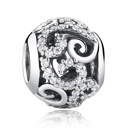(image for) Pandora Style Silver Pavé Charm - SCC021
