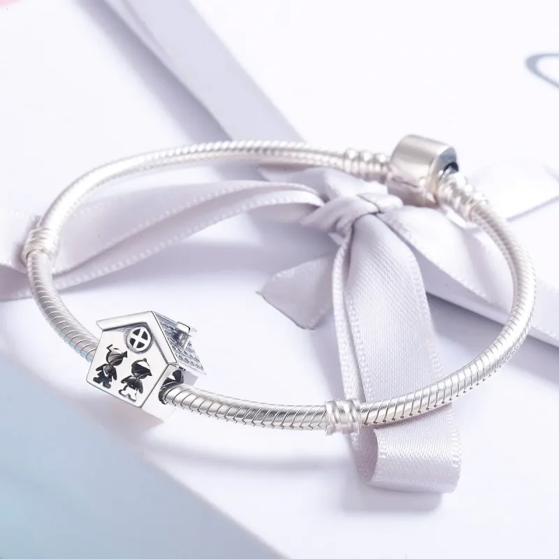 (image for) Pandora Style Silver Perfect Life With A Loving Home Charm - SCC541 - View 4
