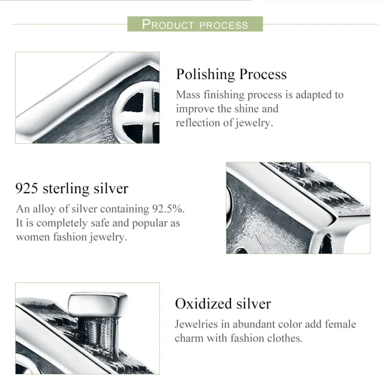 (image for) Pandora Style Silver Perfect Life With A Loving Home Charm - SCC541 - View 6