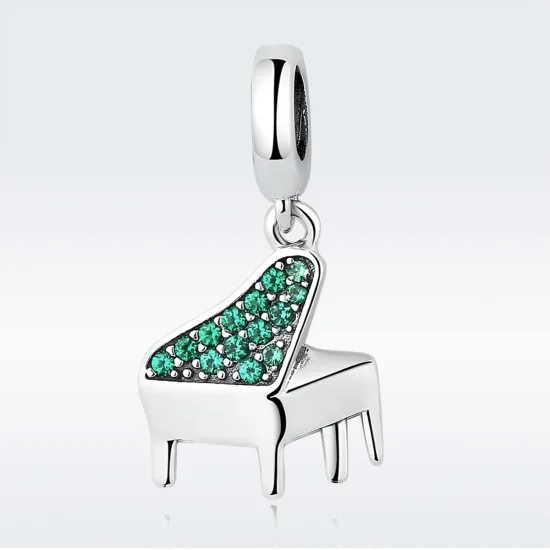 (image for) Pandora Style Silver Piano Dangle - SCC111