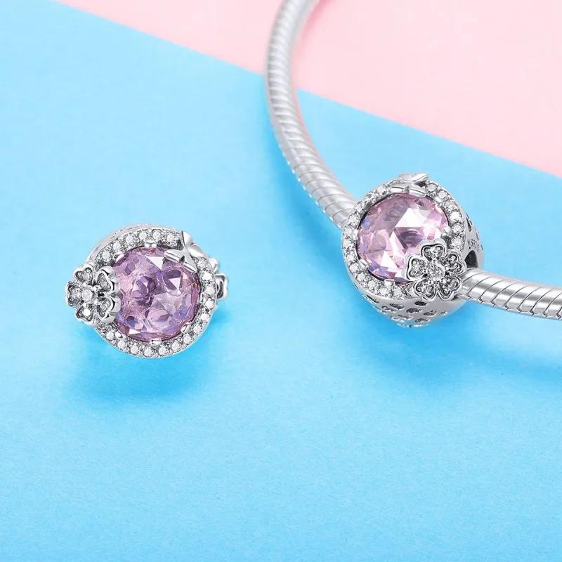 (image for) Pandora Style Silver Pink Flavor Charm - SCC904 - View 4