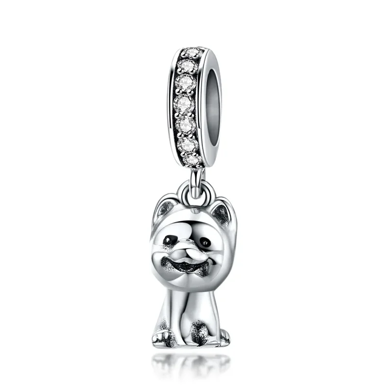 (image for) Pandora Style Silver Pomeranian Dangle - SCC1288