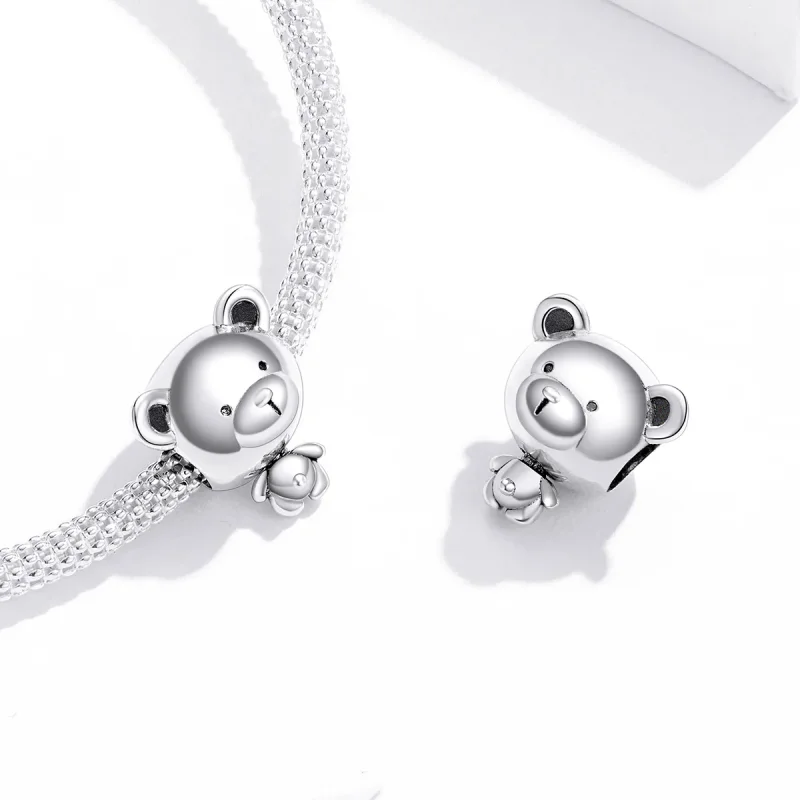 (image for) Pandora Style Silver Pooh Charm - SCC1502 - View 4