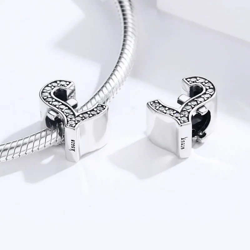(image for) Pandora Style Silver Pound Sign Charm - SCC1269 - View 4
