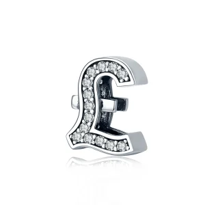 (image for) Pandora Style Silver Pound Sign Charm - SCC1269