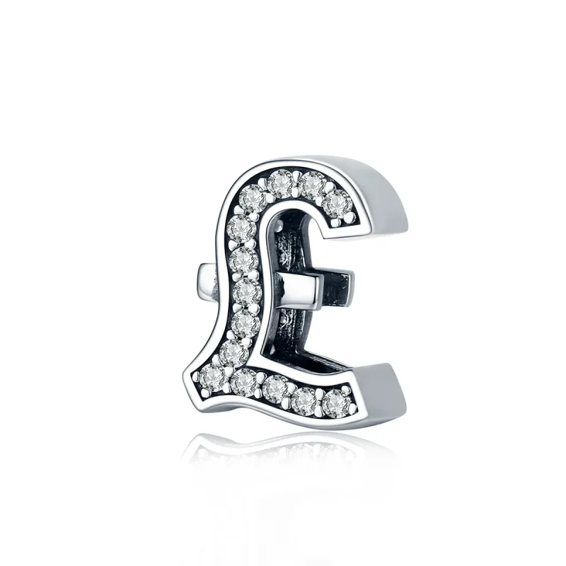 (image for) Pandora Style Silver Pound Sign Charm - SCC1269