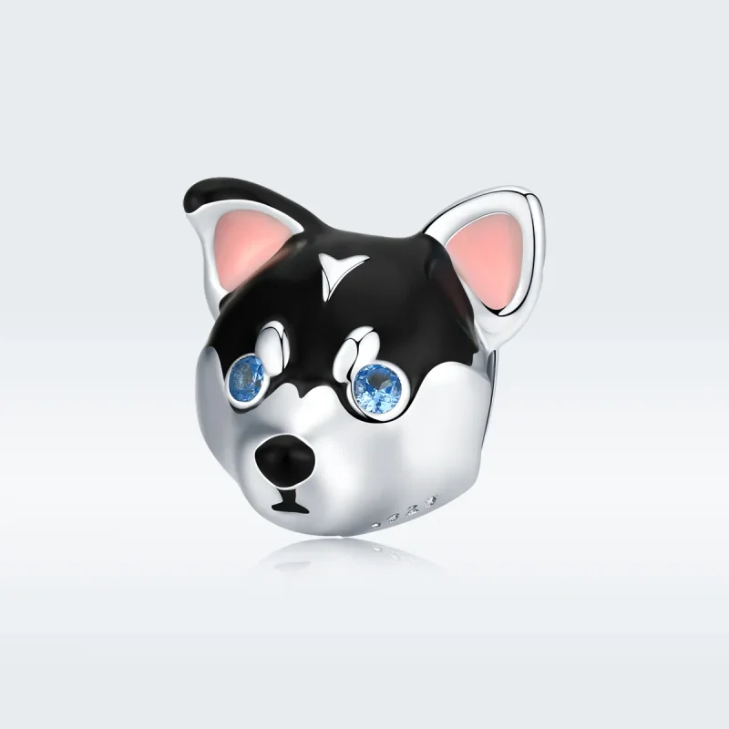(image for) Pandora Style Silver Puppy Charm - BSC191 - View 5