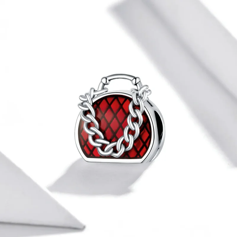 (image for) Pandora Style Silver Purse Charm - BSC345 - View 2