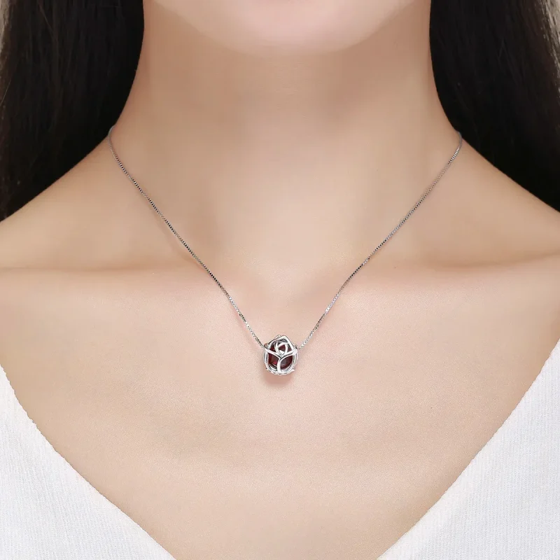 (image for) Pandora Style Silver Red Roses Charm - SCC568 - View 6