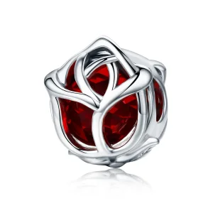 (image for) Pandora Style Silver Red Roses Charm - SCC568