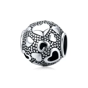 (image for) Pandora Style Silver Retro Heart Charm - SCC1451