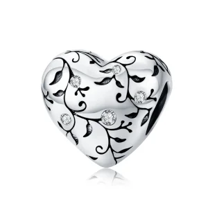 (image for) Pandora Style Silver Retro Patterns Charm - SCC1323