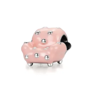 (image for) Pandora Style Silver Rivet Sofa Charm - SCC1854