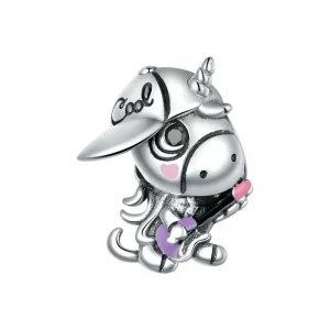 (image for) Pandora Style Silver rock unicorn Charm - SCC1630