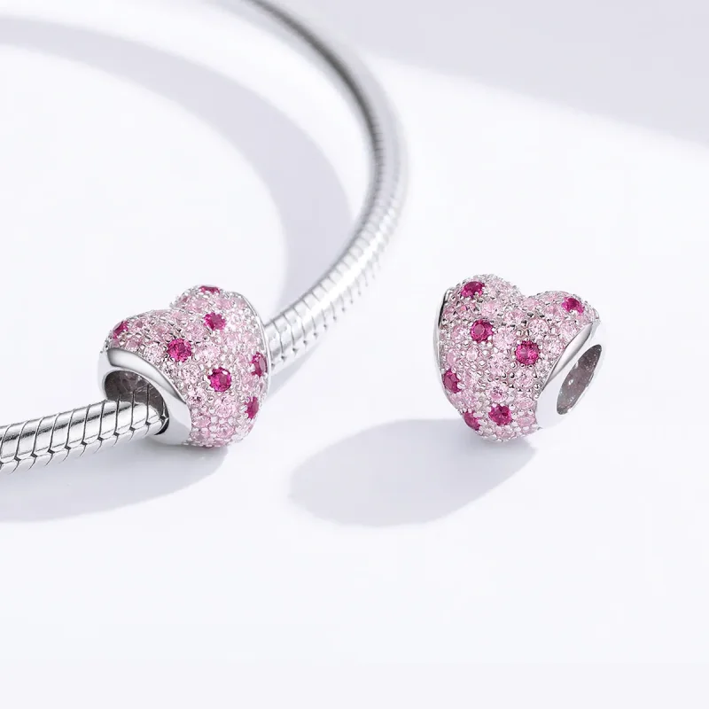 (image for) Pandora Style Silver Romance of Young Girl Charm - BSC118 - View 4