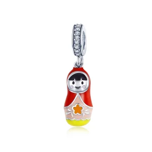 (image for) Pandora Style Silver Russian Doll Dangle - SCC1134