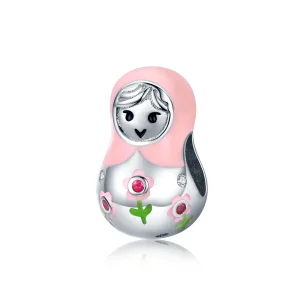 (image for) Pandora Style Silver Russian Dolls Charm - SCC1435