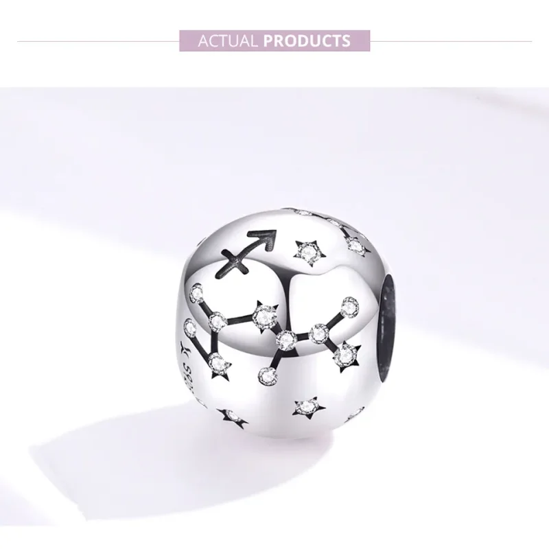 (image for) Pandora Style Silver Sagittarius Charm - SCC1218-9 - View 2