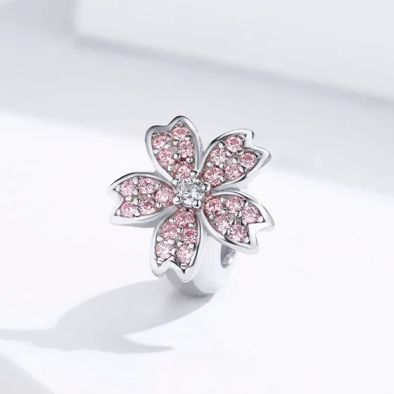 (image for) Pandora Style Silver Sakura Charm - SCC1291 - View 4