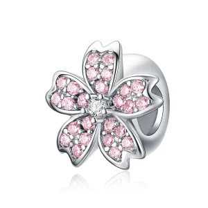(image for) Pandora Style Silver Sakura Charm - SCC1291