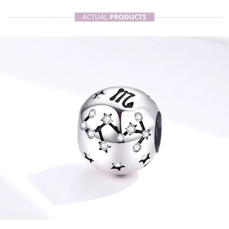 (image for) Pandora Style Silver Scorpio Charm - SCC1218-8 - View 2